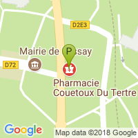 carte de la Pharmacie Couetoux du Tertre