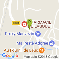 carte de la Pharmacie du Lauquet