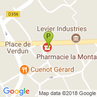 carte de la Pharmacie de la Montagne