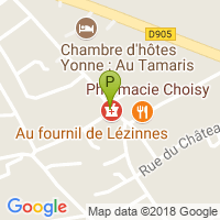 carte de la Pharmacie Choisy