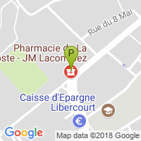 carte de la Pharmacie de la Poste