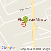 carte de la Pharmacie Minster