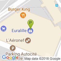 carte de la Pharmacie du Centre Commercial Euralille