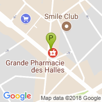 carte de la Pharmacie Grande des Halles