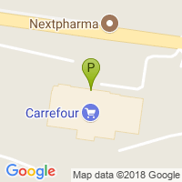 carte de la Pharmacie du Centre Commercial Carrefour