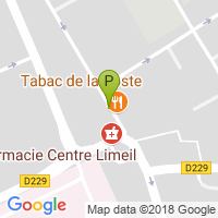 carte de la Pharmacie Centre Limeil