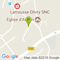 carte de la Pharmacie Larrousse Olivry