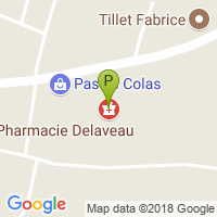 carte de la Pharmacie Delaveau