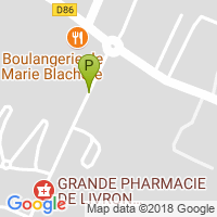 carte de la Grande Pharmacie de Livron