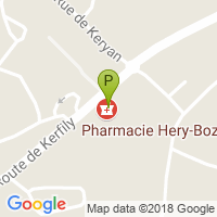 carte de la Pharmacie Hery Bozec