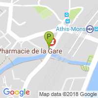 carte de la Pharmacie de la Gare