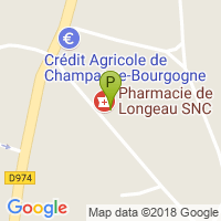 carte de la Pharmacie de Longeau