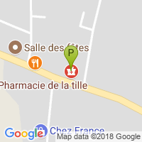 carte de la Pharmacie de la Tille