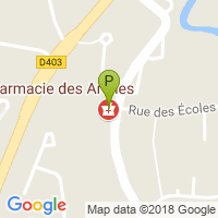 carte de la Pharmacie des Arches