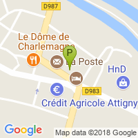 carte de la Pharmacie Charlemagne