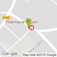 carte de la Pharmacie Cousin