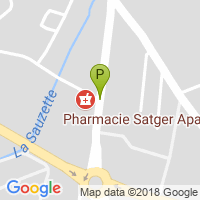 carte de la Pharmacie Satger Apack