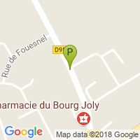 carte de la Pharmacie du Bourg Joly