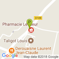 carte de la Pharmacie Lesueur