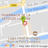 carte de la Pharmacie de la Vezouze