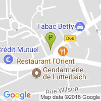 carte de la Pharmacie de Lutterbach