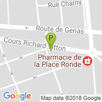 carte de la Pharmacie Grande de Monchat