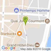 carte de la Pharmacie de l'Hotel Dieu