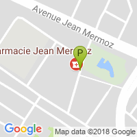 carte de la Pharmacie Jean Mermoz