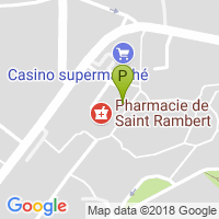 carte de la Pharmacie Grande Saint Rambert