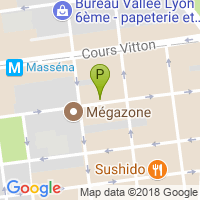 carte de la Pharmacie de Seze