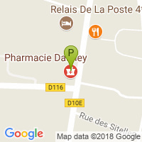 carte de la Pharmacie Dauney