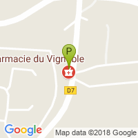 carte de la Pharmacie du Vignoble