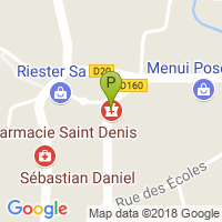 carte de la Pharmacie Saint Denis