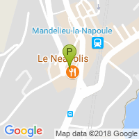 carte de la Pharmacie de la Napoule