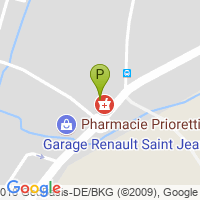 carte de la Pharmacie Prioretti