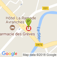 carte de la Pharmacie des Greves