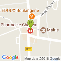 carte de la Pharmacie Chauvat