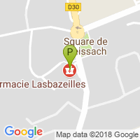 carte de la Pharmacie Lasbazeilles