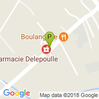 carte de la Pharmacie Delepoulle