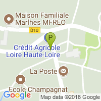 carte de la Pharmacie des Marlhes