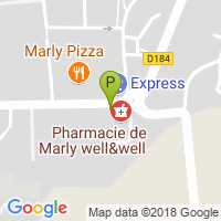carte de la Pharmacie de Marly
