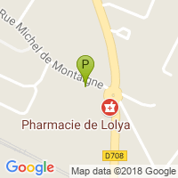 carte de la Pharmacie de Lolya