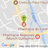 carte de la Pharmacie du Centre