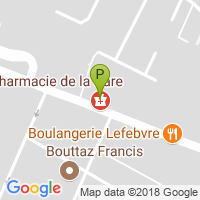 carte de la Pharmacie de la Gare