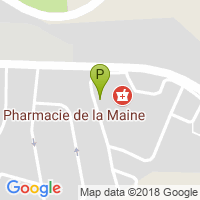 carte de la Pharmacie de la Maine