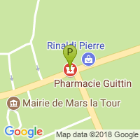 carte de la Pharmacie Guittin