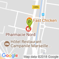 carte de la Pharmacie Nord