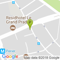 carte de la Pharmacie du Grand Prado