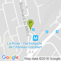 carte de la Pharmacie Metro de la Roseas