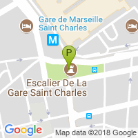 carte de la Pharmacie de la Gare Saint Charles